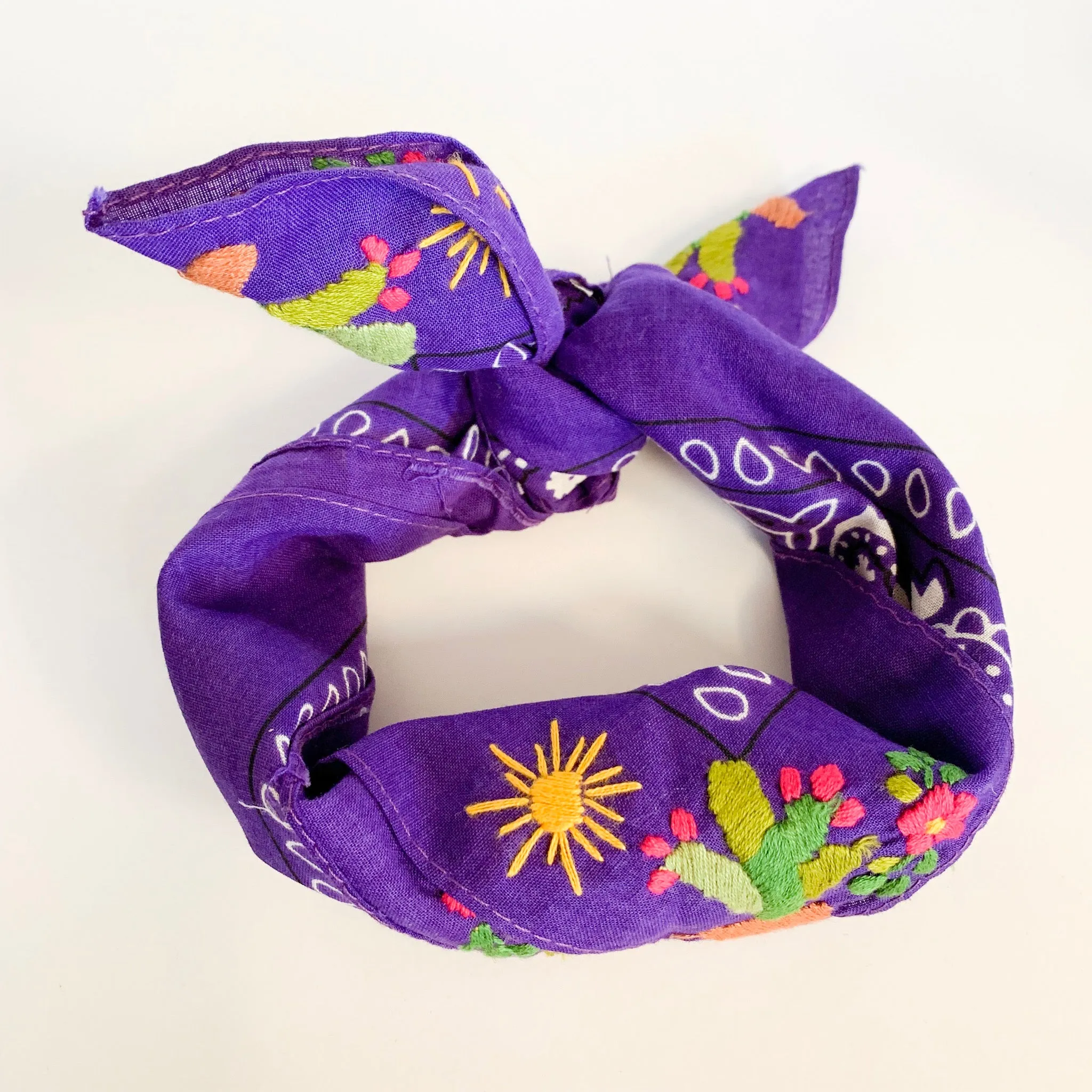 Neck scarf with Cactus (Assorted Colors)