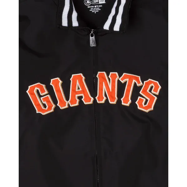 New Era San Francisco Giants Track Jacket-Black