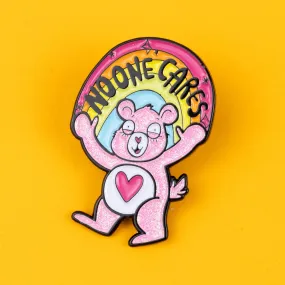 No One Cares Bear Enamel Pin Badge 🌈 🐻