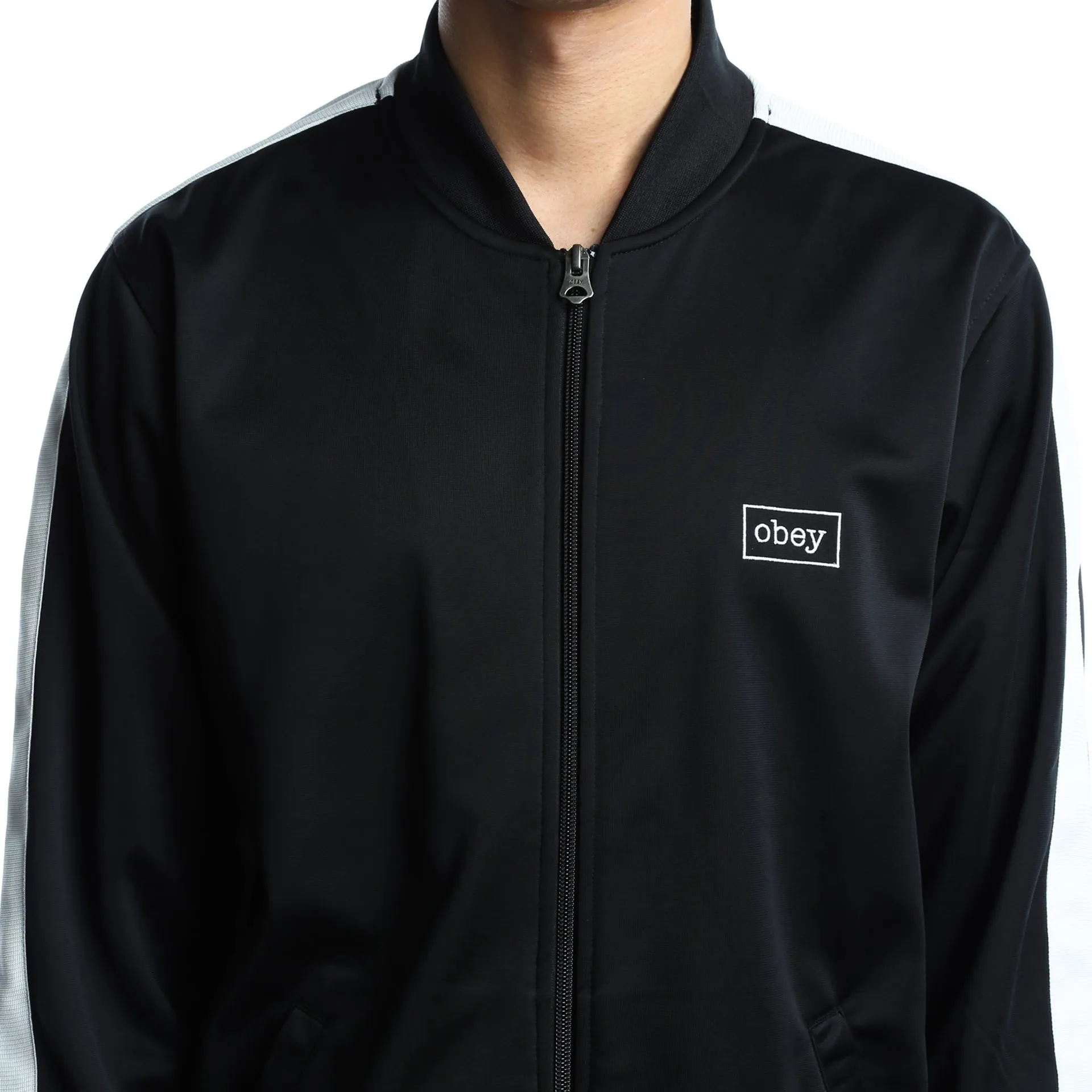 Obey Borstal Track Jacket - Black