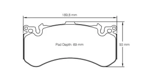 Pagid Racing Brake Pads No. 4937