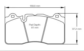 Pagid Racing Brake Pads No. 8253