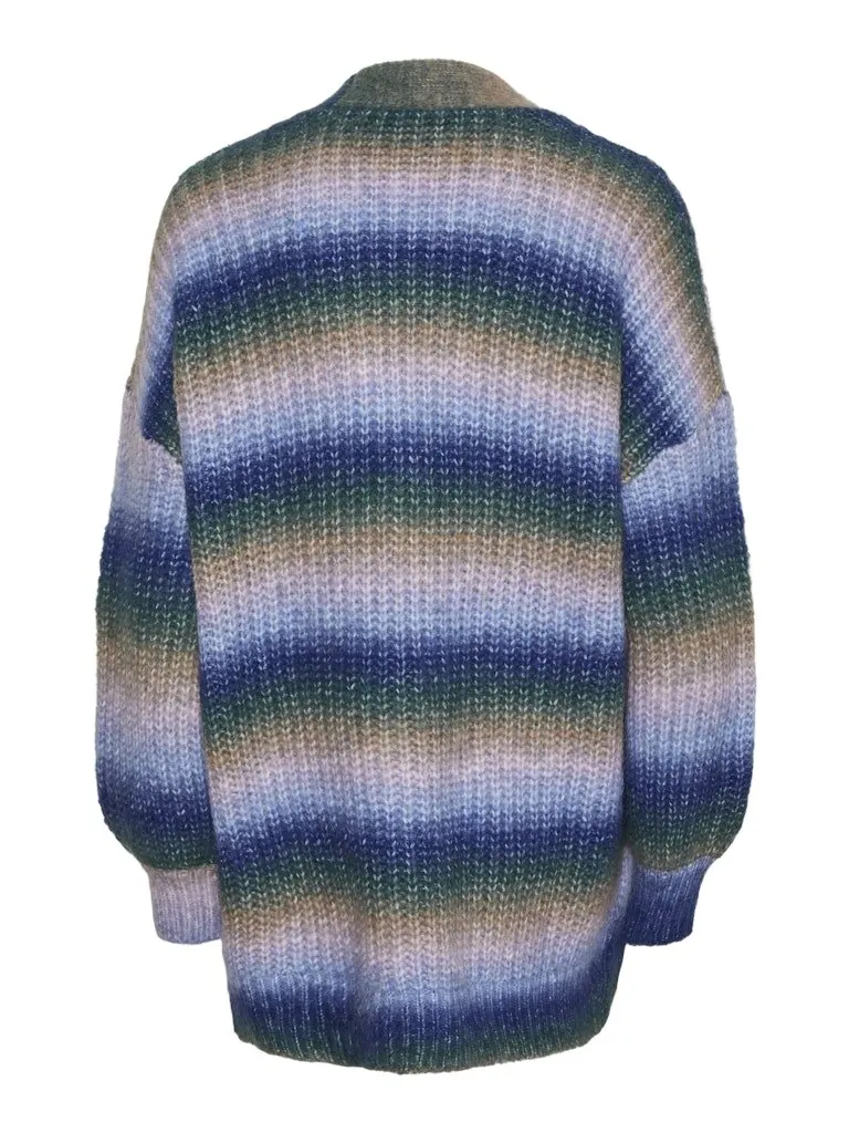 Pieces Sillo - Regnbue cardigan