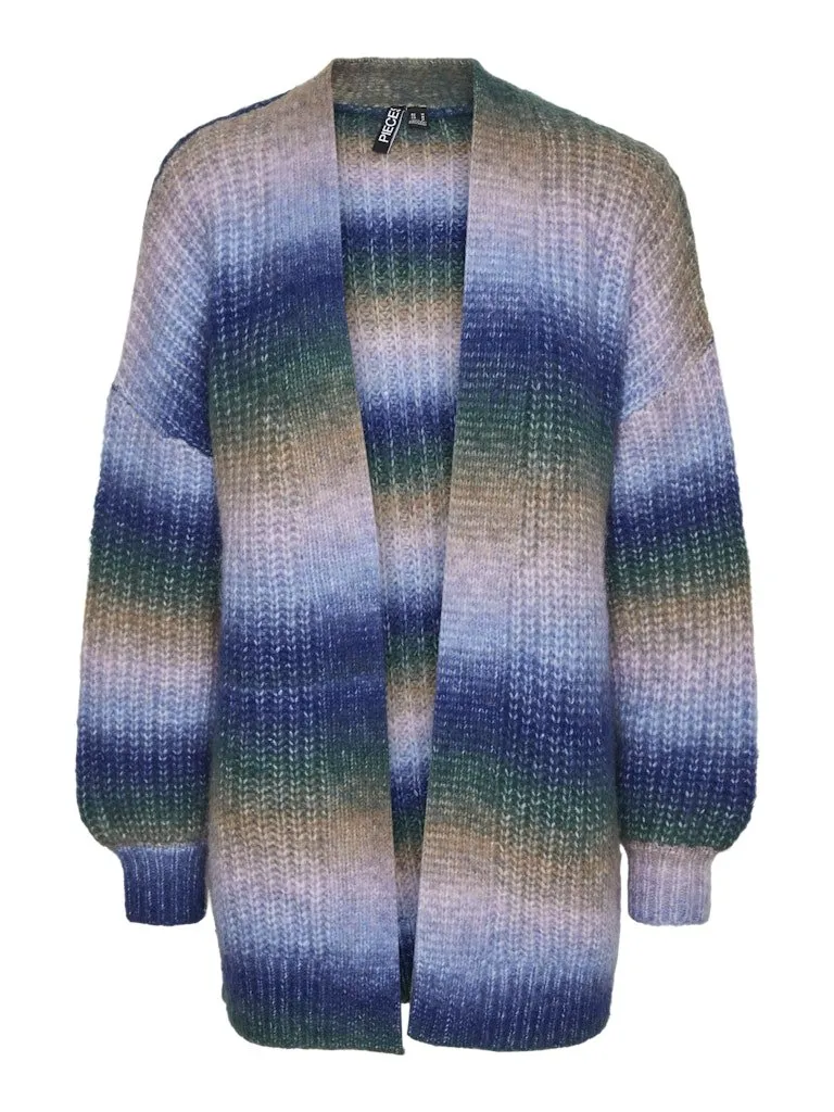 Pieces Sillo - Regnbue cardigan