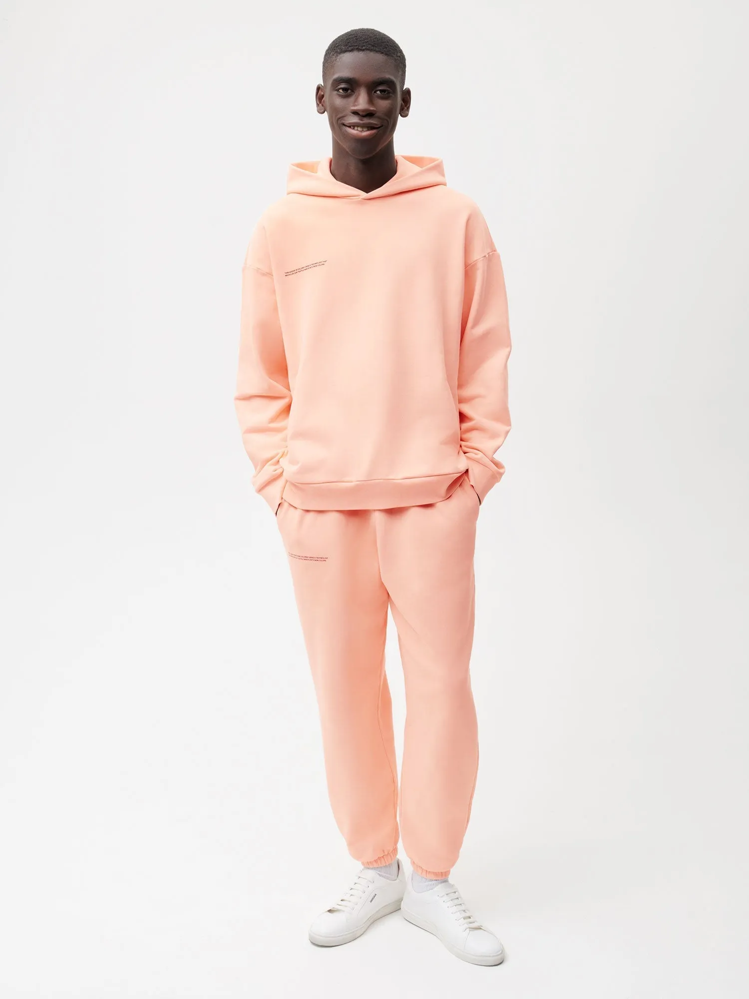 Re-Color Track Pants—apricot orange