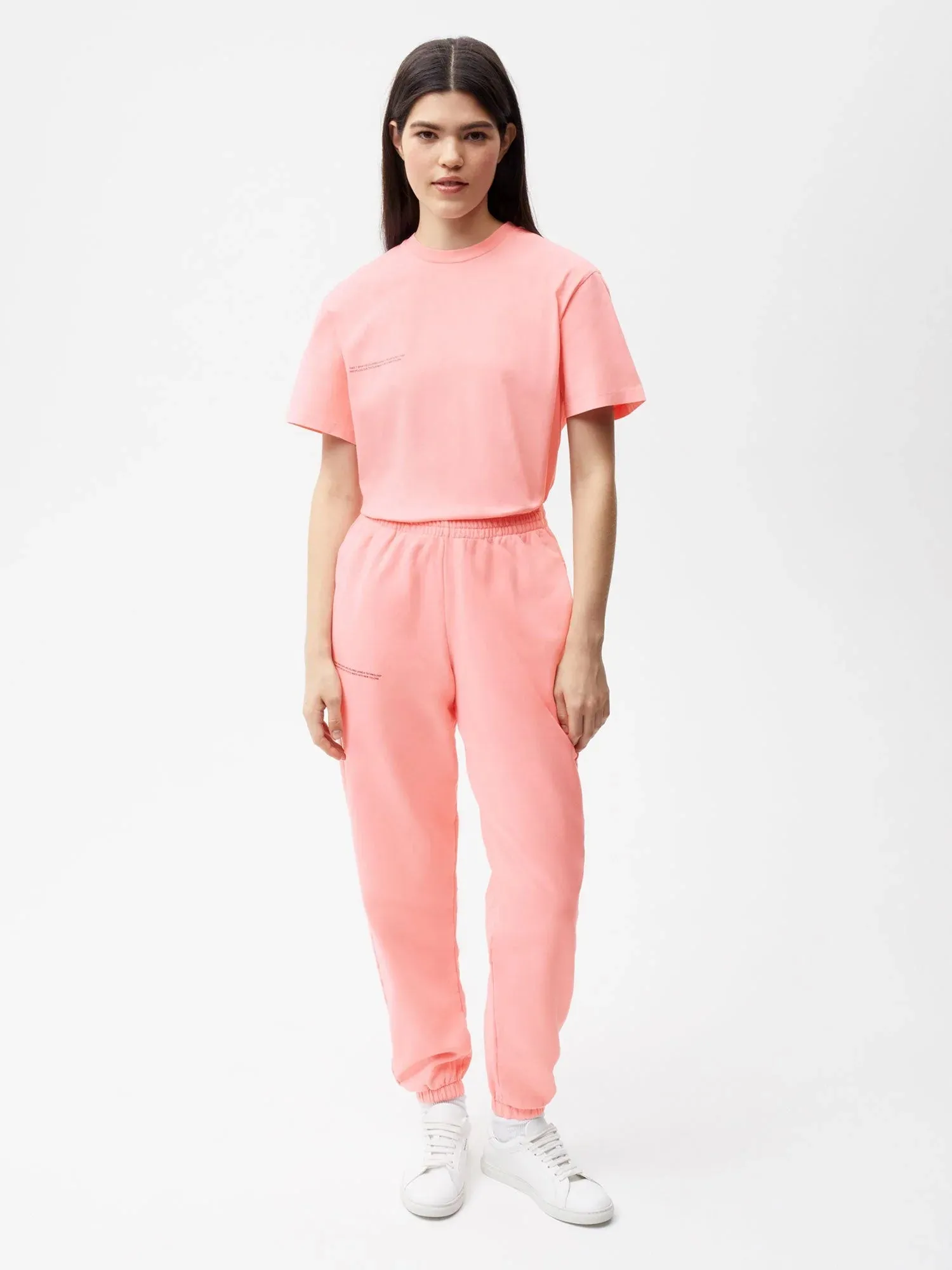Re-Color Track Pants—coral pink