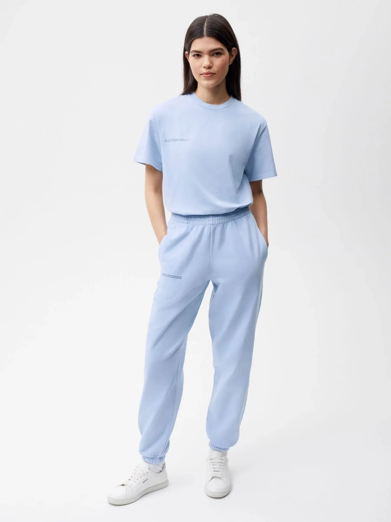 Re-Color Track Pants—sky blue