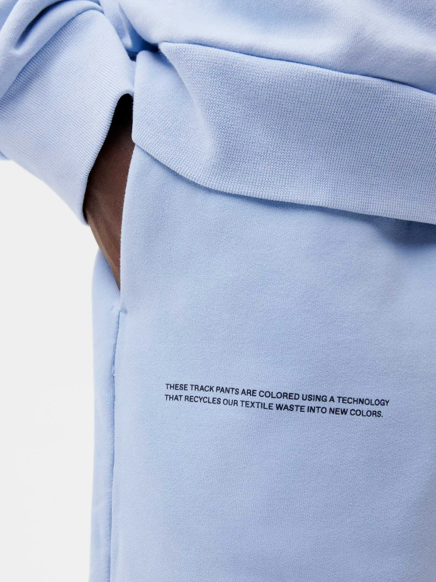 Re-Color Track Pants—sky blue