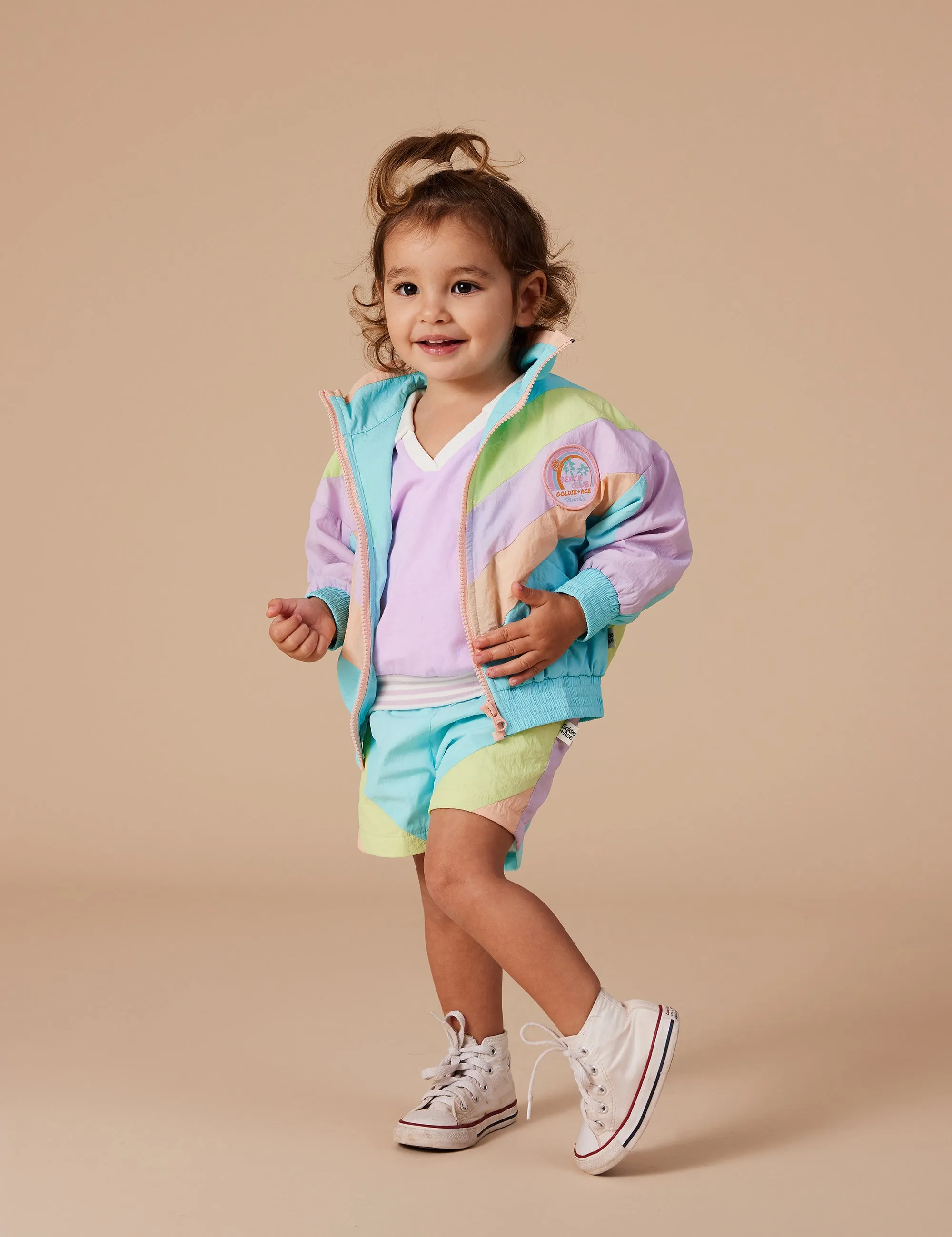 Retro Lightweight Sporty Shorts Lagoon Multi
