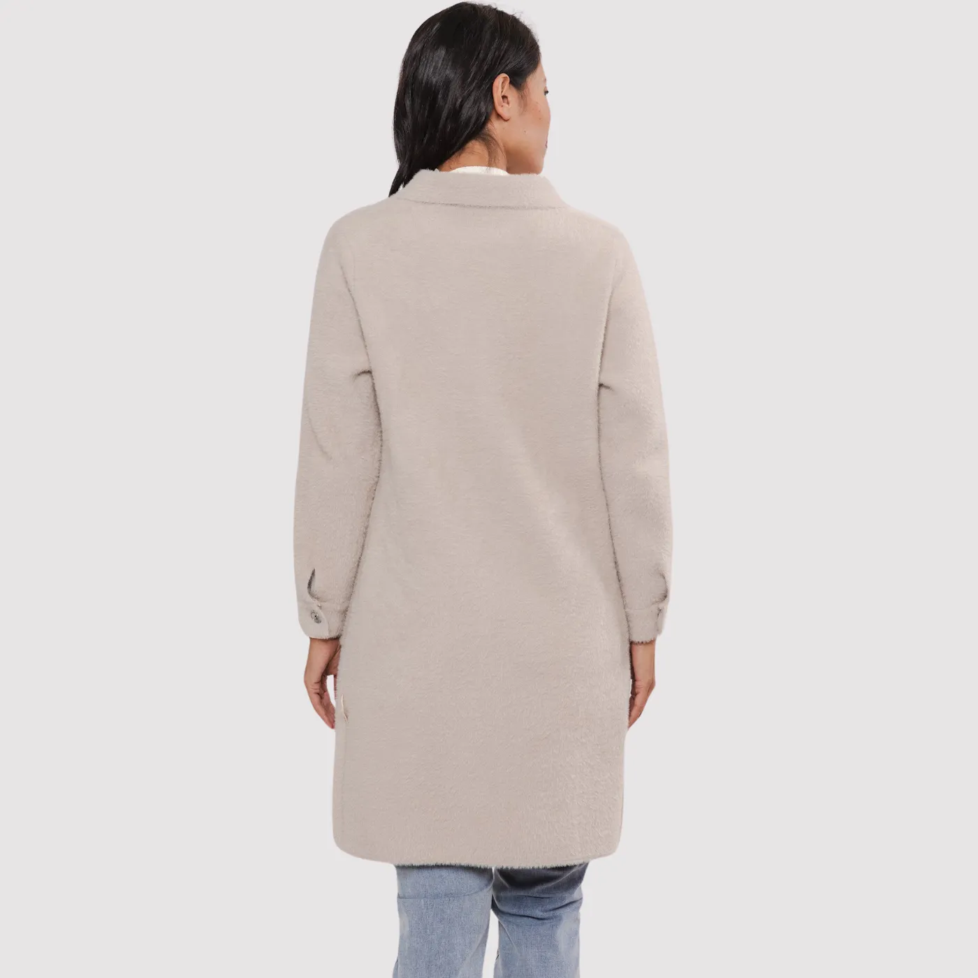 Rino & Pelle Elda Long Caridgan | Stone