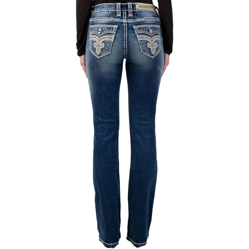 Rock Revival Mint Leaf Boocut Jeans