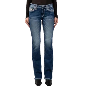Rock Revival Mint Leaf Boocut Jeans