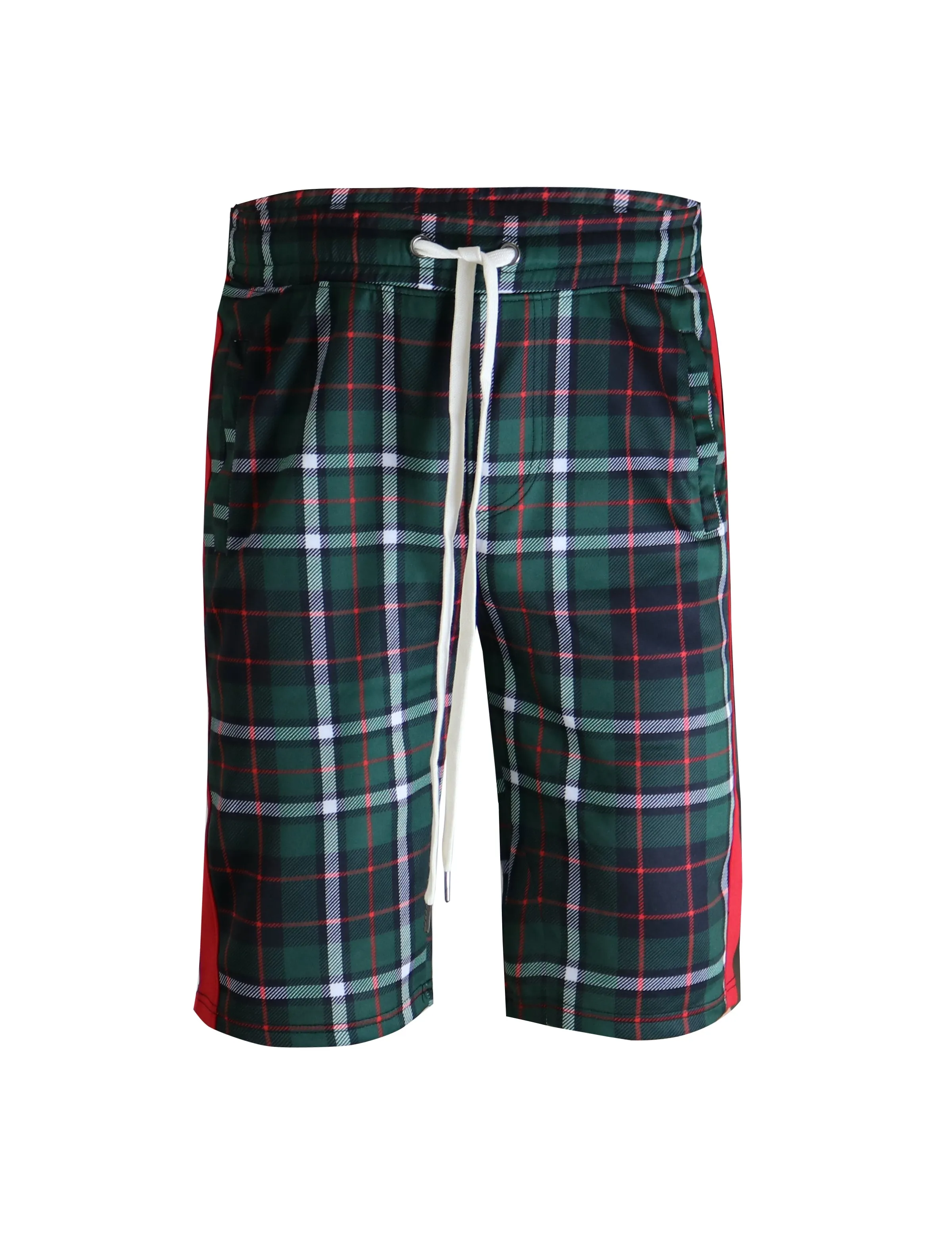 S91701-FASHION TRACK SHORTS (HUNTER)