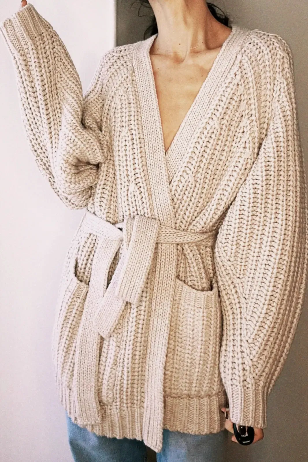 Sample 14 Maxi-cardigan
