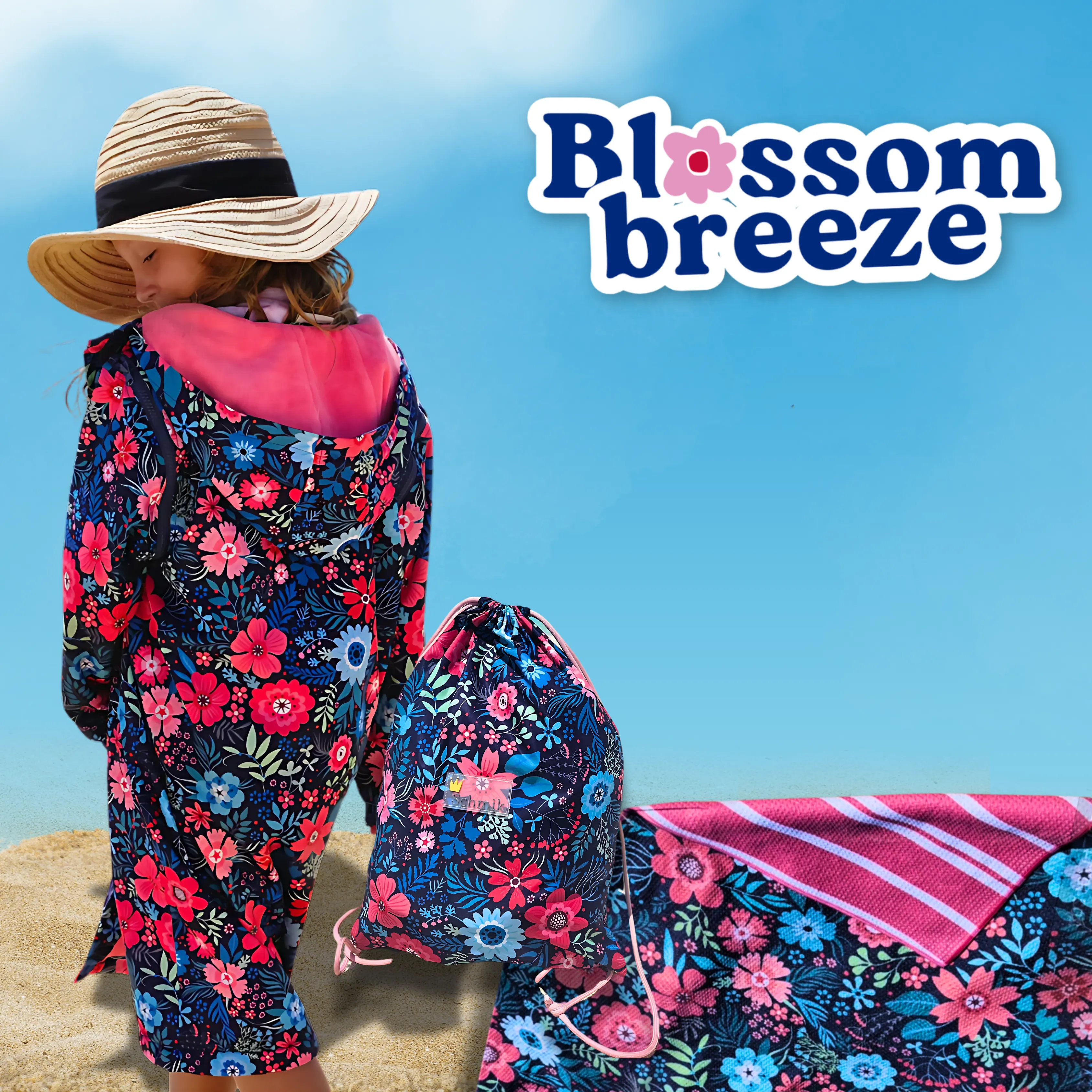 Schmik Sand Free Towel Blossom Breeze