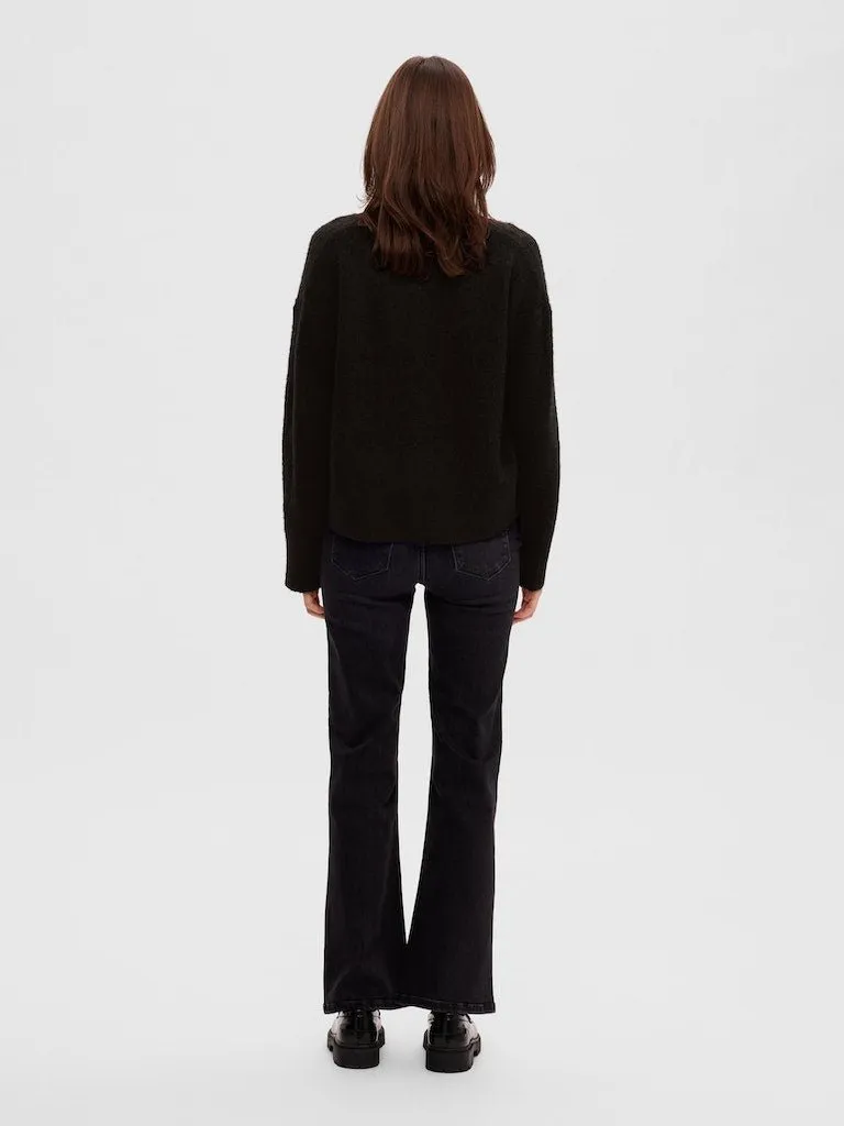 Selected Femme Maline - Strikket uldcardigan