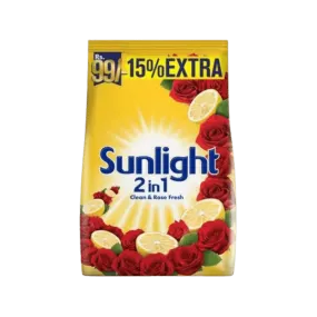 SUNLIGHT 2IN1 CLEAN & ROSE FRESH 380G