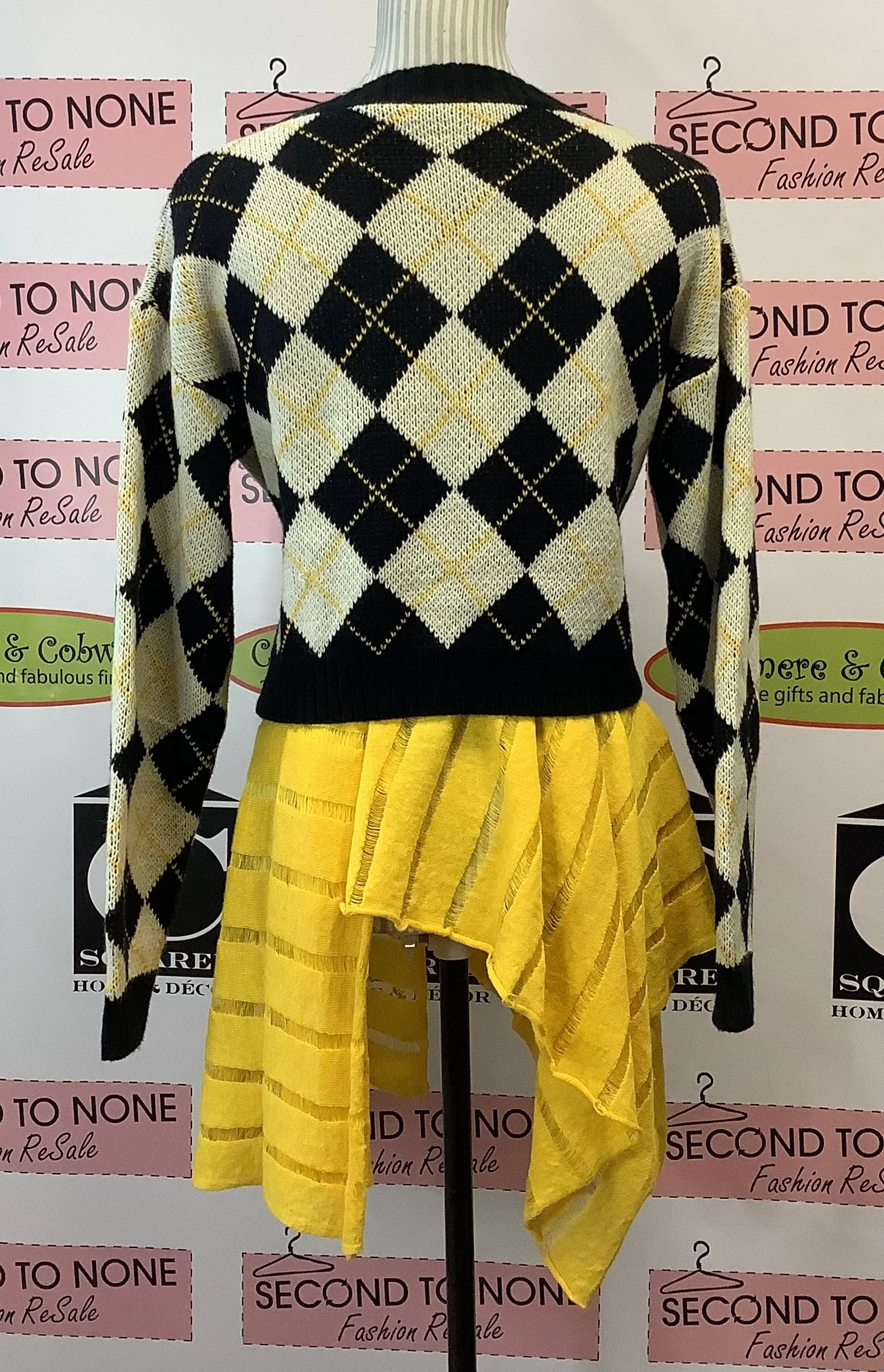 Sunshine Plaid Cardigan (S)