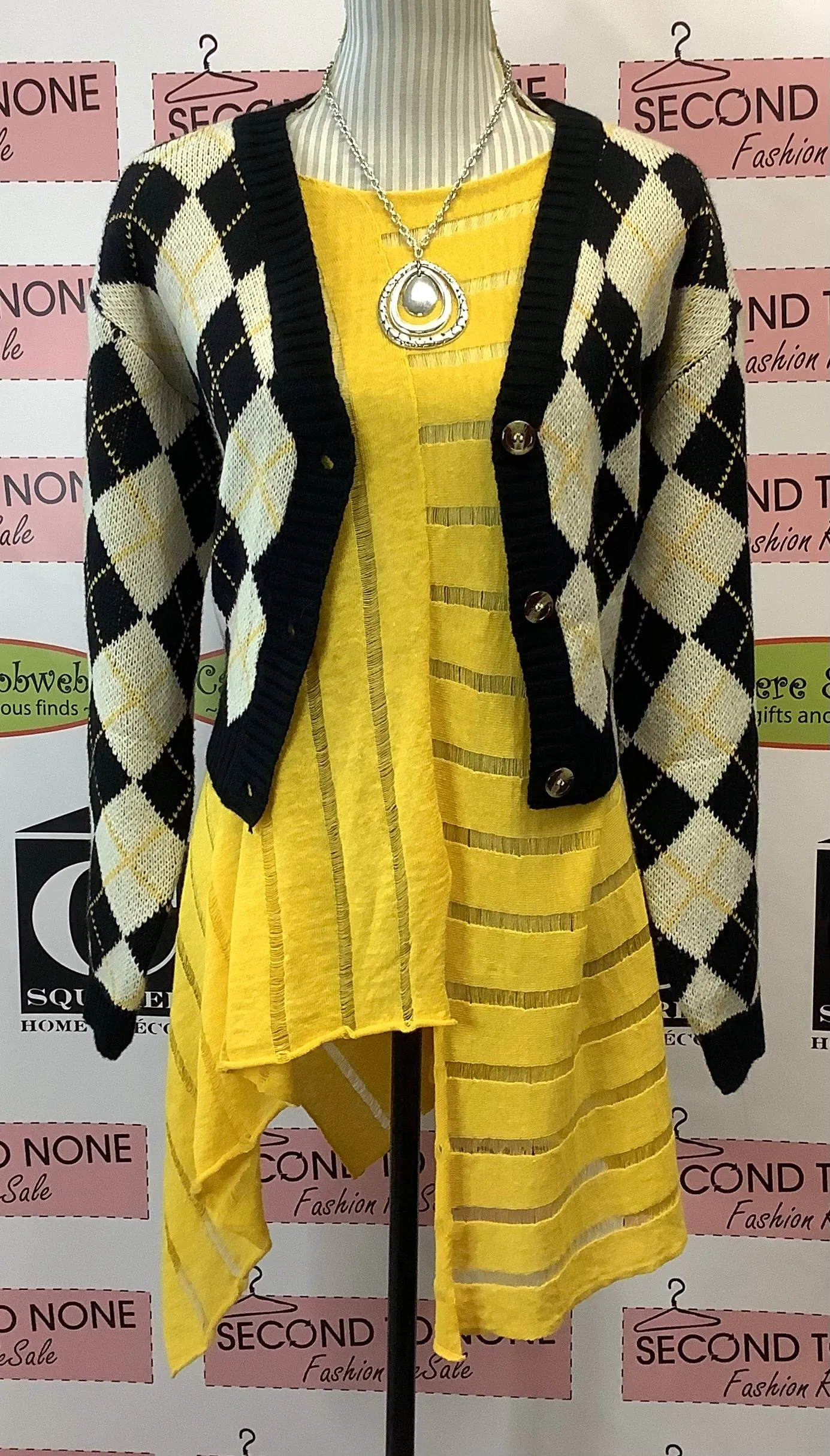 Sunshine Plaid Cardigan (S)