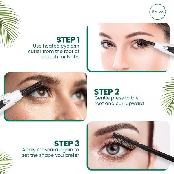TEEK - White Electric Eyelash Curler