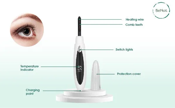 TEEK - White Electric Eyelash Curler