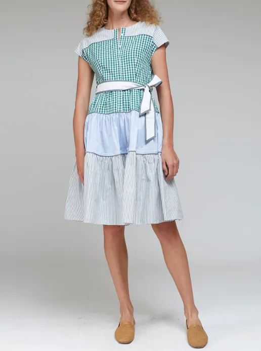 THE ELODIE DRESS - GREEN