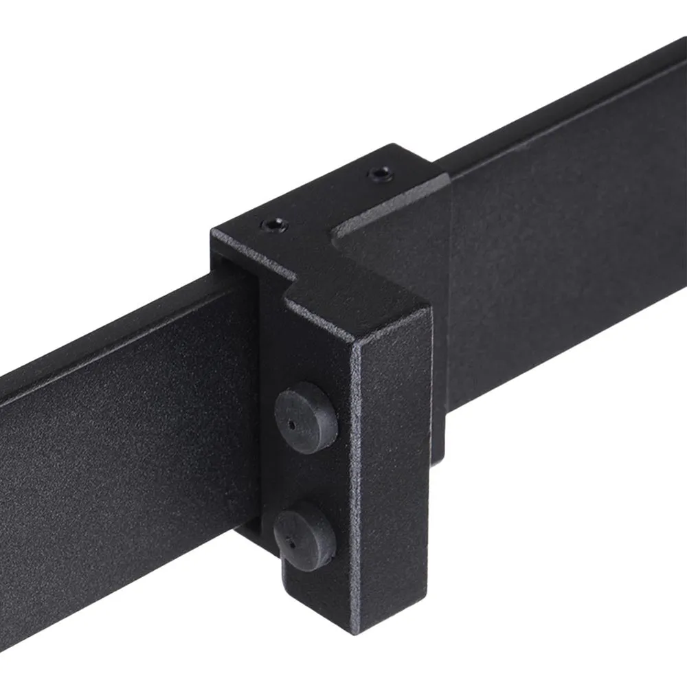 TheLAShop 6.6ft Bypass Sliding Double Barn Door Hardware Single Track Set