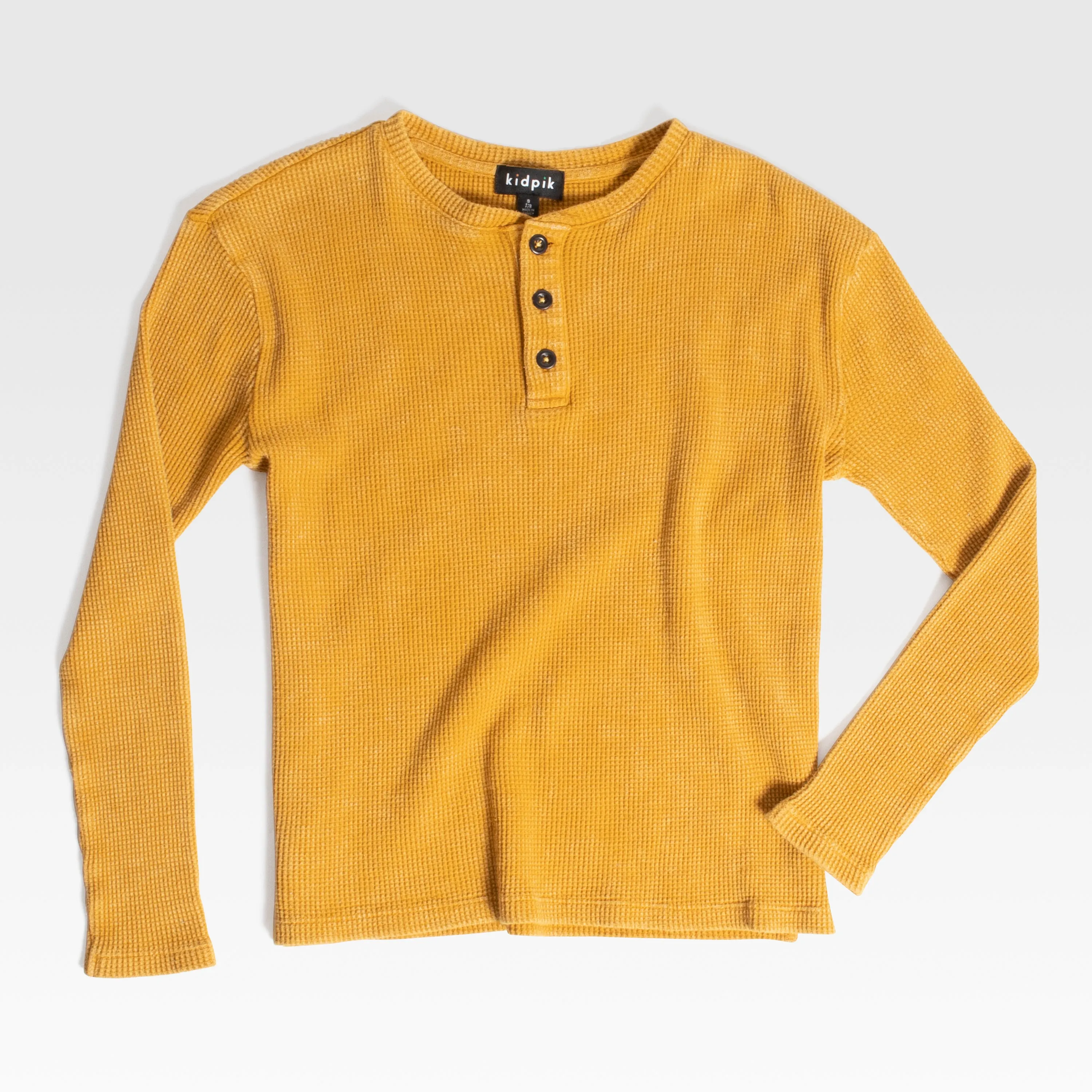 Thermal Washed Henley