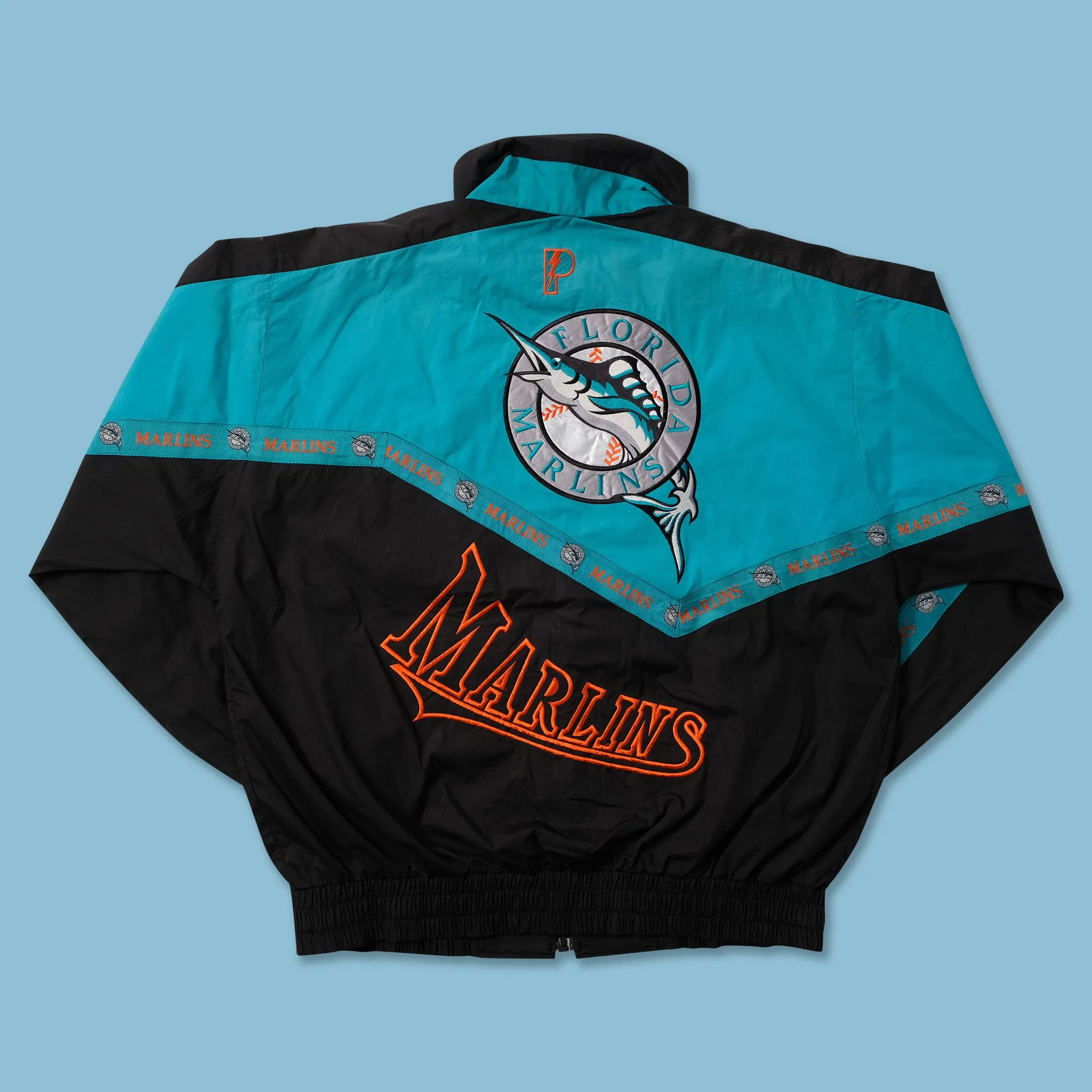 Vintage Florida Marlins Track Jacket Large