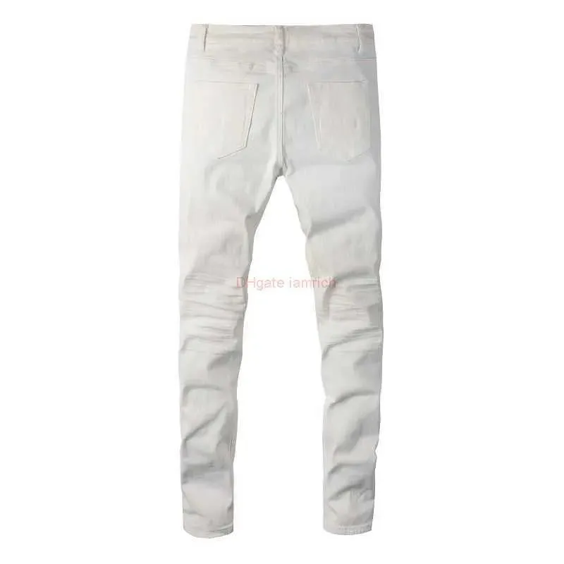 White Jeans Patch Stretch^