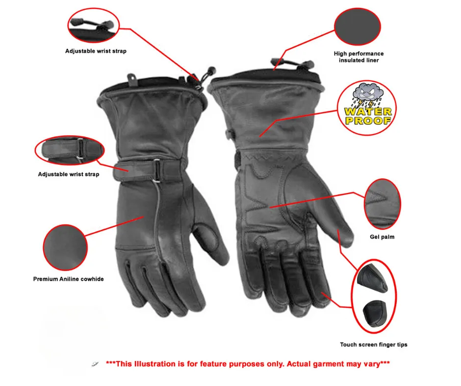 Women’s Gauntlet Riding Gloves