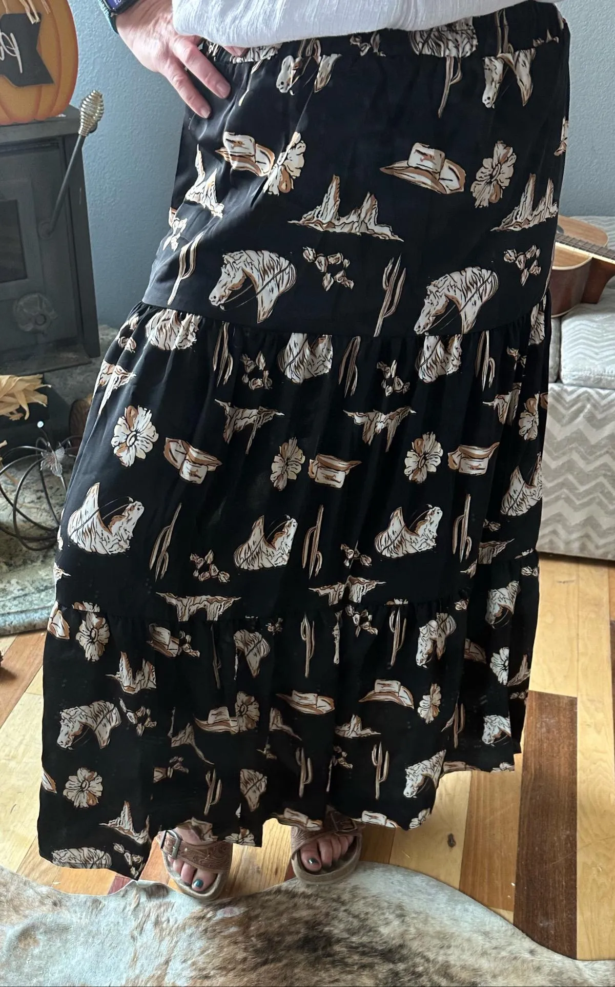 Women's Western Skirt | Cowgirl Skirt, Horse Skirt
