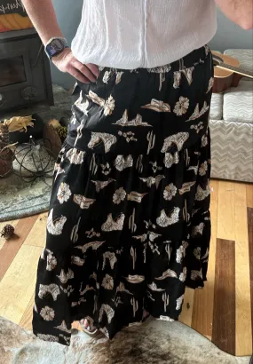 Women's Western Skirt | Cowgirl Skirt, Horse Skirt
