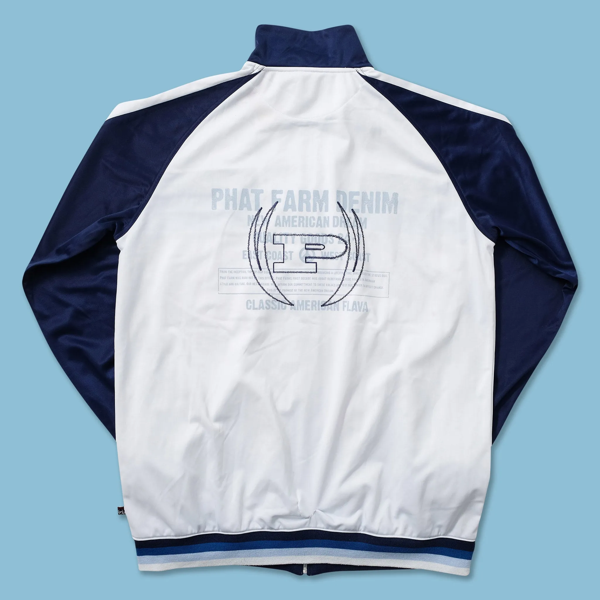 Y2K Phat Farm Track Jacket XLarge